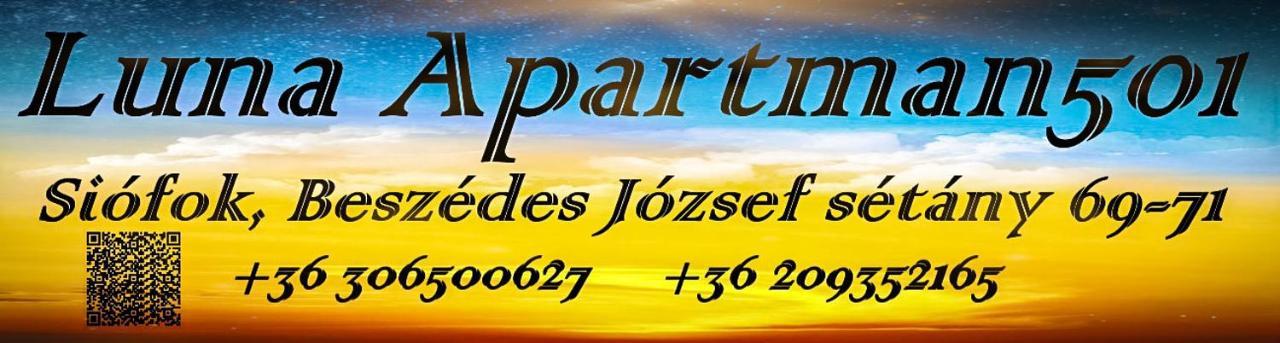 Luna Apartman501 Siófok Exteriér fotografie